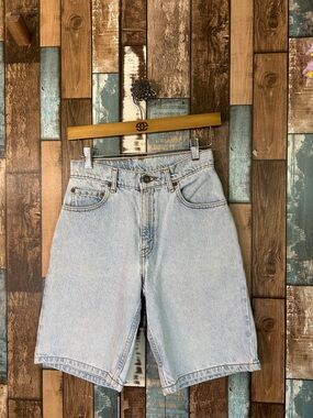 Levi's vintage Light Blue Denim Bermuda Jean shorts numbered